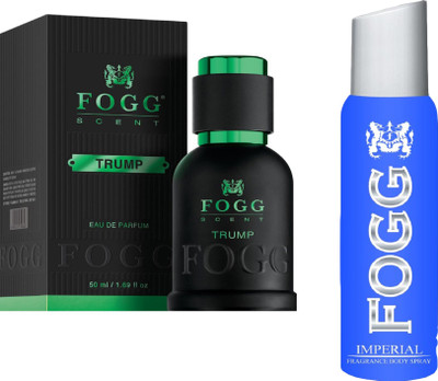 

Fogg IMPERIAL DEODORANT 190ml + FOGG TRUMP 50ml PERFUME Eau de Parfum - 240 ml(For Men)