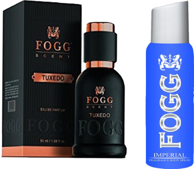 

Fogg IMPERIAL DEODORANT 120ml + FOGG TUXEDO 50ml PERFUME Eau de Parfum - 240 ml(For Men)