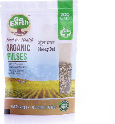 

Go Earth Organic Unpolished Moong Dal (Split)(200 g)