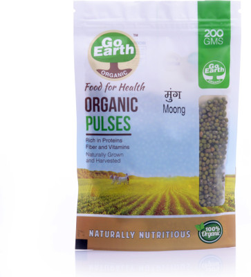 

Go Earth Organic Unpolished Moong Dal (Whole)(200 g)