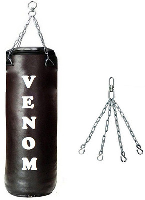 

Venom 4.0 FEET LONG , SRF -ECONOMIC MATERIAL , UNFILLED WITH CHAIN Hanging Bag(4.0, 1 kg)
