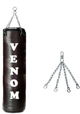 

Venom 4.5 FEET LONG , SRF - HEAVY MATERIAL , UNFILLED WITH CHAIN Hanging Bag(4.5, 1 kg)