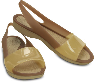 Crocs Women Brown Flats