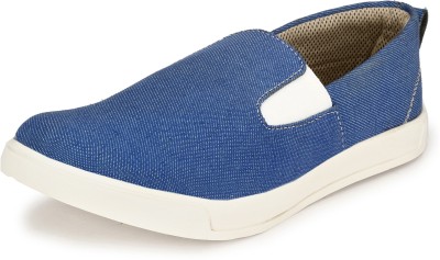 

Eego Italy Stylish and Trendy Slip On Sneakers For Men(Blue