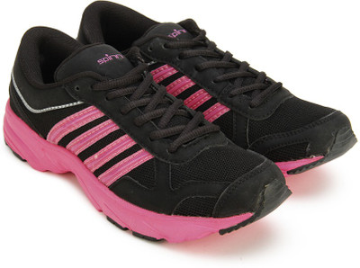 Spinn Coil Running Shoes For Women(Black, Pink