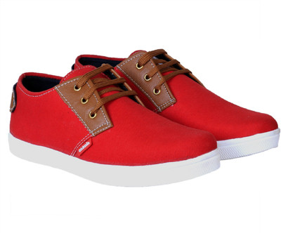 

OLADIN Lace up SNEAKERS & CASUAL Shoes Canvas Shoes For Men(Black, Navy, Blue, Red, Brown