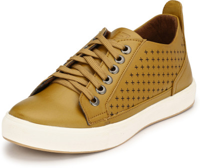 

Eego Italy Stylish and Trendy Sneakers For Men(Brown, Beige