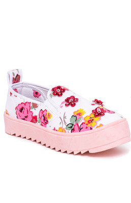 

Scentra Casuals For Women(White, Pink