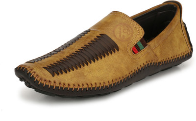 

Eego Italy Stylish and Trendy Loafers For Men(Tan, Brown