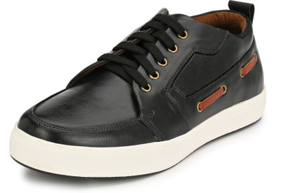 

Eego Italy Stylish and Trendy Boat Shoes For Men(Black
