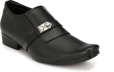 

HEERA SOHAN BLACK FORMAL SHOES Slip On For Men(Black