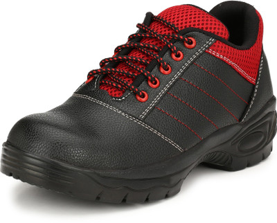 

Eego Italy Steel Toe Safety shoes Casuals For Men(Black, Red