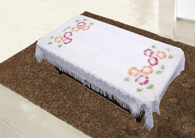 KUBER INDUSTRIES Printed 4 Seater Table Cover(Brown, Cotton)
