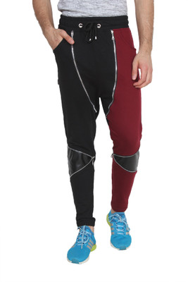 Varo Self Design Men Maroon Track Pants Varo Self Design Men Maroon Track Pants