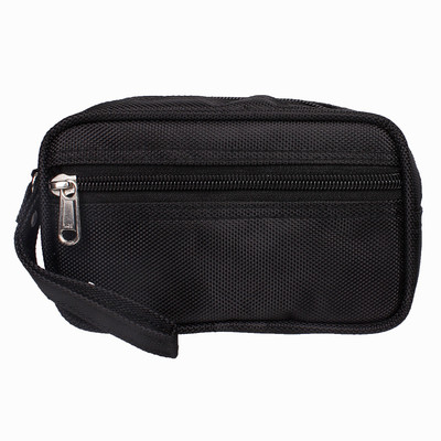 

Modish Designs Multipurpose Zipper Closure Black Color Toiletary/Cosmetic/Shaving/Travelling Small Bag Travel Toiletry Kit(Black)