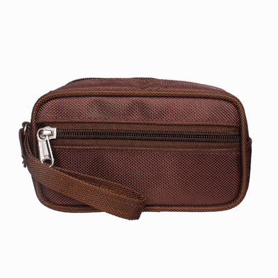 

Modish Designs Multipurpose Zipper Closure Brown Color Toiletary/Cosmetic/Shaving/Travelling Small Bag Travel Toiletry Kit(Brown)