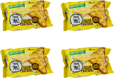 

Gone Mad Sugar Cheese Crackers Imported Waffles(110 g, Pack of 4)