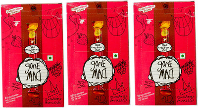 

Gone Mad Choco Strawberry (24 pcs Inside each pack) Waffles on a stick(312 g, Pack of 3)