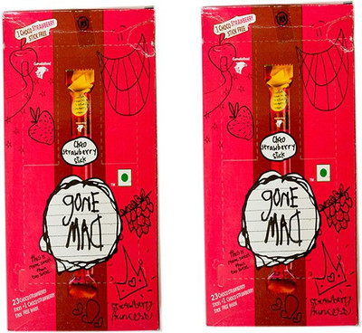 

Gone Mad Choco Strawberry Waffles on a stick(312 g, Pack of 2)