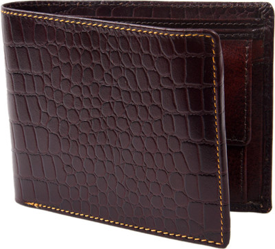

Wild West Men Brown Genuine Leather Wallet(6 Card Slots)