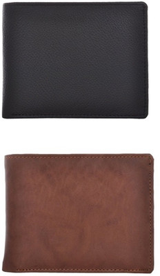 

Tahiro Men Black, Brown Genuine Leather Wallet(3 Card Slots), Blacknbrown