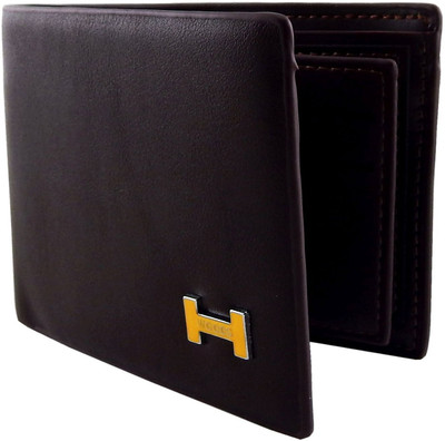 

WOODS Men Brown Artificial Leather, Fabric Wallet(5 Card Slots)