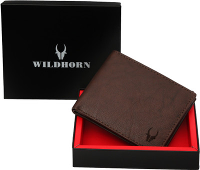 

WildHorn Men Casual Brown Genuine Leather Wallet(6 Card Slots)