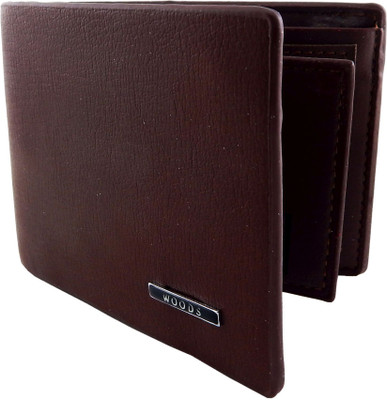 

WOODS Men Khaki Artificial Leather, Fabric Wallet(7 Card Slots)