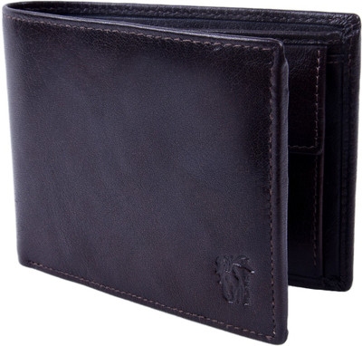 

Wild West Men Brown Genuine Leather Wallet(8 Card Slots)
