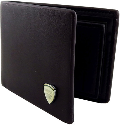 

WOODS Men Brown Artificial Leather, Fabric Wallet(7 Card Slots)
