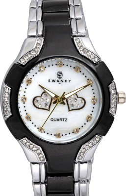 Swanky LD-2TONE-STUD-BL Watch  - For Girls   Watches  (Swanky)
