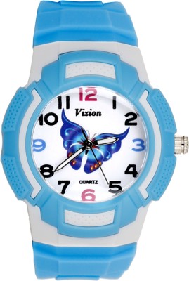Vizion 8565AQ-5-1 The Blue Butterfly Collection Watch  - For Boys & Girls   Watches  (Vizion)
