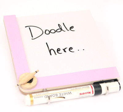 

Ivei Regular Whiteboards and Duster Combos(Set of 1, Pink)