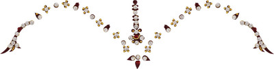 

Vama Fashions Collection Highly Decorative Bridal Stickers for Forehead Forehead Multicolor Bindis(Stick on)