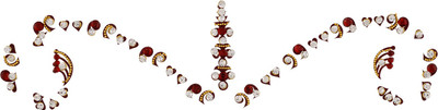 

Vama Fashions INDIAN BOLLYWOOD CZ BRIDAL DULHAN FOREHEAD STICKER BODY TEMPORARY TATTOO Forehead Multicolor Bindis(Stick on)