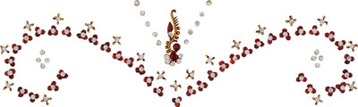 

Vama Fashions Collection Highly Decorative Bridal Stickers for Forehead Forehead Multicolor Bindis(Stick on)