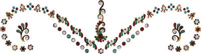 

Vama Fashions Collection Highly Decorative Bridal Stickers for Forehead Forehead Multicolor Bindis(Stick on)