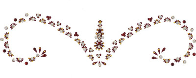 

Vama Fashions INDIAN BOLLYWOOD CZ BRIDAL DULHAN FOREHEAD STICKER BODY TEMPORARY TATTOO Forehead Multicolor Bindis(Stick on)