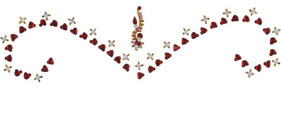 

Vama Fashions BELLYDANCE STICKER ART TATTOOS BRIDAL DULHAN FOREHEAD EYEBROWS BOLLYWOOD Forehead Multicolor Bindis(Stick on)