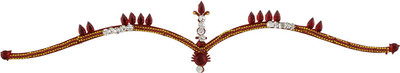 

Vama Fashions Bridal Rhinestone Crystal for Dulhans Forehead Forehead Multicolor Bindis(Stick on)