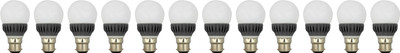 

SUNLUX 3 W Round B22 LED Bulb(White, Pack of 12)