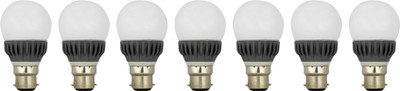 

SUNLUX 3 W Round B22 LED Bulb(White, Pack of 7)