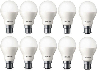 

Philips 9 W Standard B22 LED Bulb(White, Pack of 10)