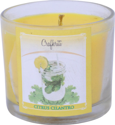 

Craftkriti Citrus Scented votive2 Candle(Yellow, Pack of 1)