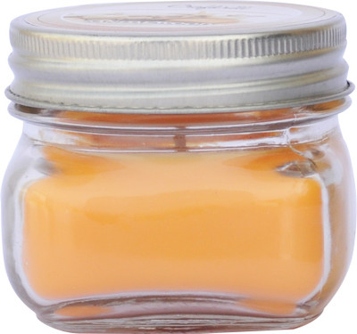 

Craftkriti sandalwood Scented jar Candle(Yellow, Pack of 1)