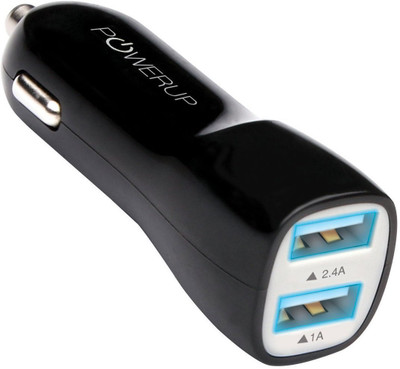 

Power Up 3.4 Amp Turbo Car Charger(Black)