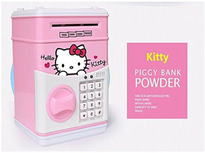 

DINAARKAN PINK PIGGY BANK WITH BATTERIES Coin Bank(Pink)