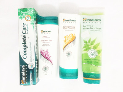 

Himalaya anti hair fall shampoo, conditioner, neem face wash, paste(Set of)