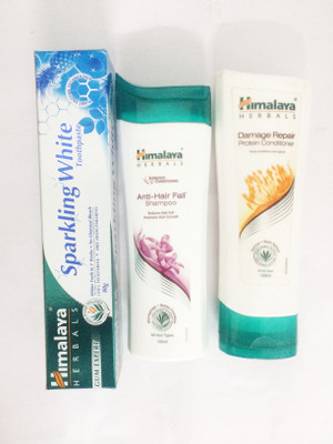 

Himalaya anti hair fall shampoo, conditioner, paste(Set of)