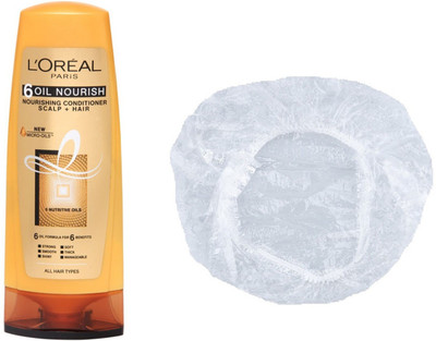 

L'Oreal Paris 6 Oil Nourishing Set of 2 (Conditioner+Shower Cap)(Set of 2)